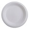 Eco-Products Vanguard 10 in. Diameter Renewable and Compostable Sugarcane Plates - White (500/Carton)